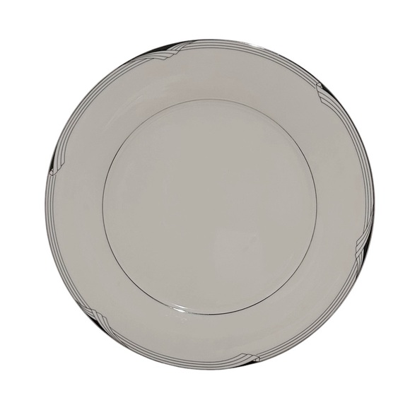 VINTAGE NORITAKE Sterling Cove Serving platter Fine china Round Retired LIKE New - Picture 1 of 13